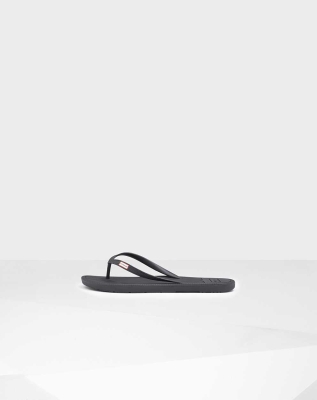 Men's Hunter Original Flip Flops Black | US8603425