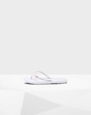 Men's Hunter Original Flip Flops White | US8167952