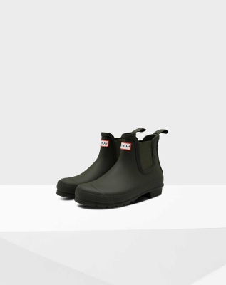 Women's Hunter Original Chelsea Boots Green | US9834670