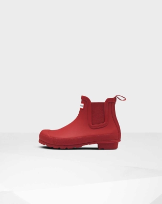 Women's Hunter Original Chelsea Boots Red | US2031468