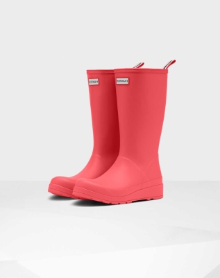 Women's Hunter Original Play Wellington Tall Rain Boots Pink | US9075184