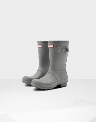 Women's Hunter Original Short Rain Boots Grey | US0984762