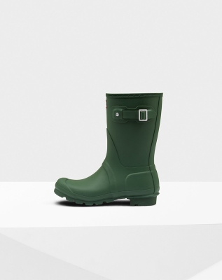 Women's Hunter Original Short Rain Boots Green | US1497863