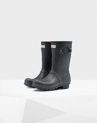 Women's Hunter Original Short Rain Boots Grey | US8307219