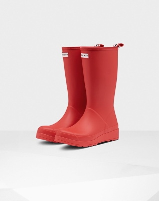 Women's Hunter Original Tall Rain Play Boots Red | US3152049