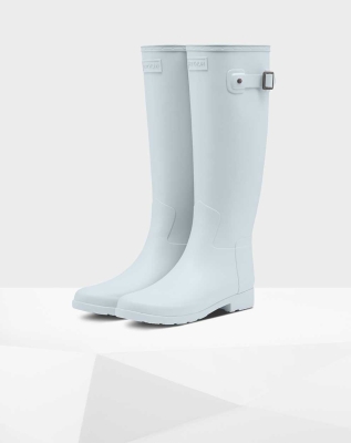 Women's Hunter Refined Slim Fit Wellington Tall Rain Boots Grey | US8527390