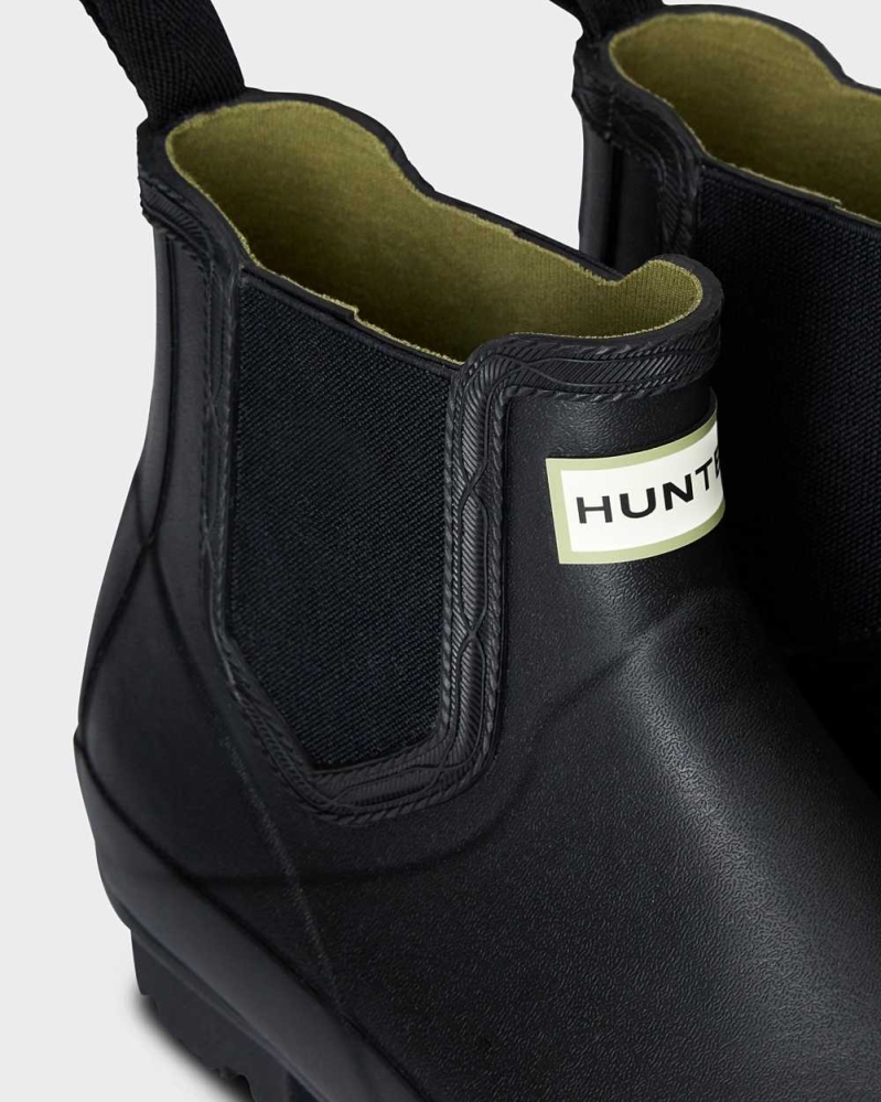 Men's Hunter Norris Field Chelsea Boots Black | US6480725