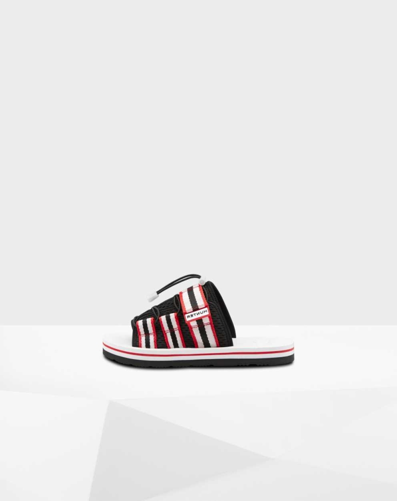 Men\'s Hunter Original Beach Slides Red/Black | US4527130