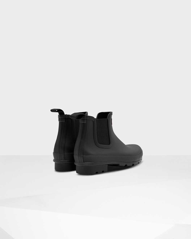 Men's Hunter Original Chelsea Boots Black | US4025673