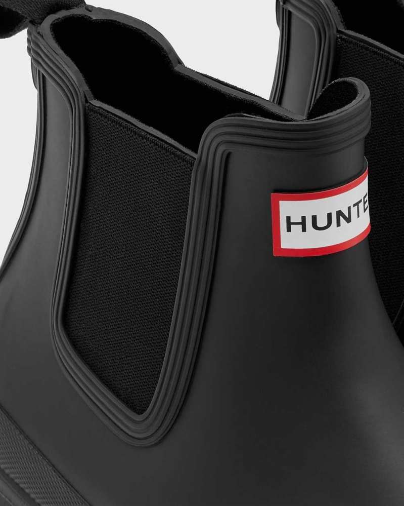 Men's Hunter Original Chelsea Boots Black | US4025673