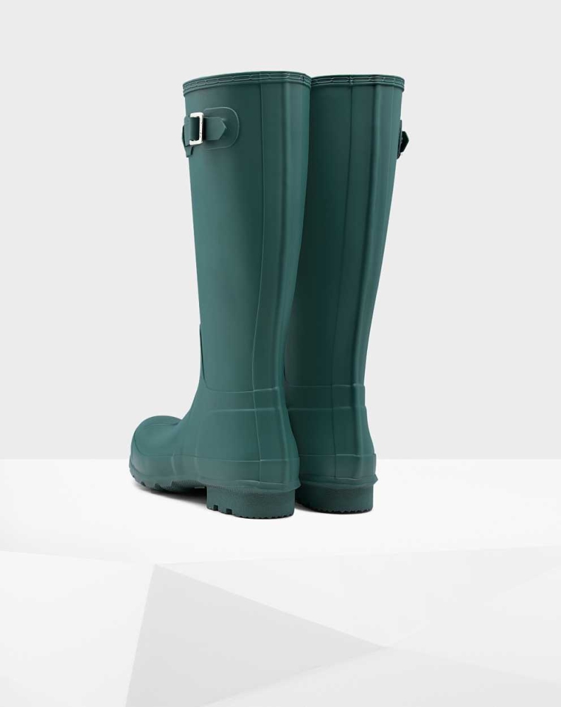 Men's Hunter Original Wellington Tall Rain Boots Green | US6091835