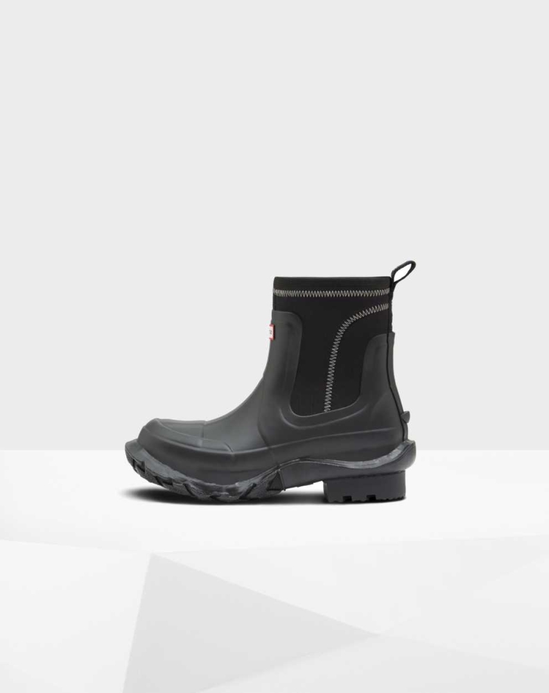 Men's Hunter X Stella McCartney Chelsea Boots Black | US4710568