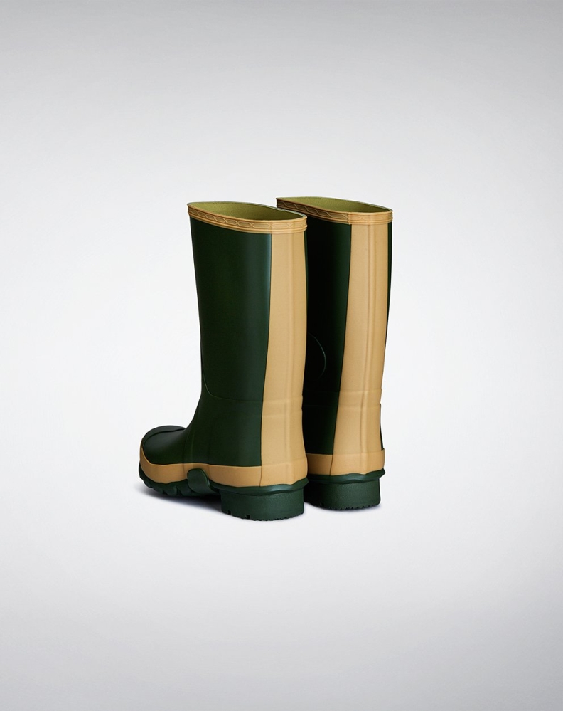 Women's Hunter Gardener Short Rain Boots Green | US5261970