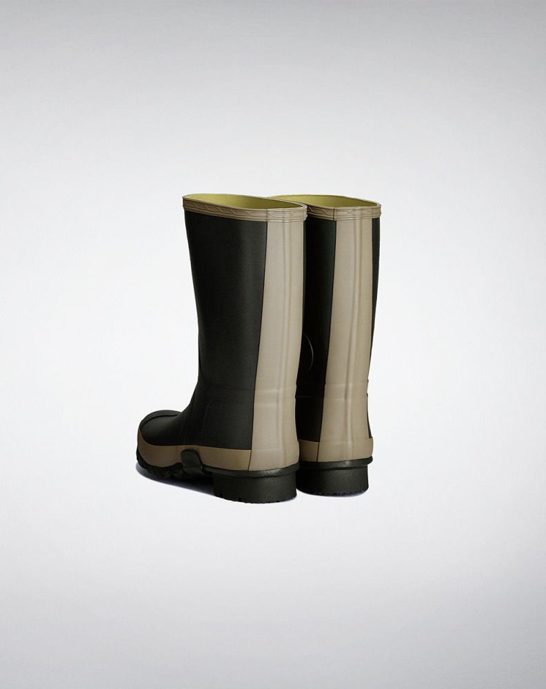 Women's Hunter Gardener Short Rain Boots Olive | US7605298