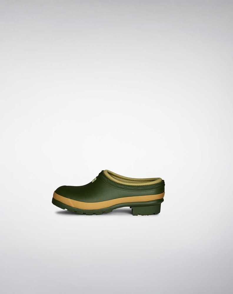 Women's Hunter Gardener Technical Clogs Green | US8109472