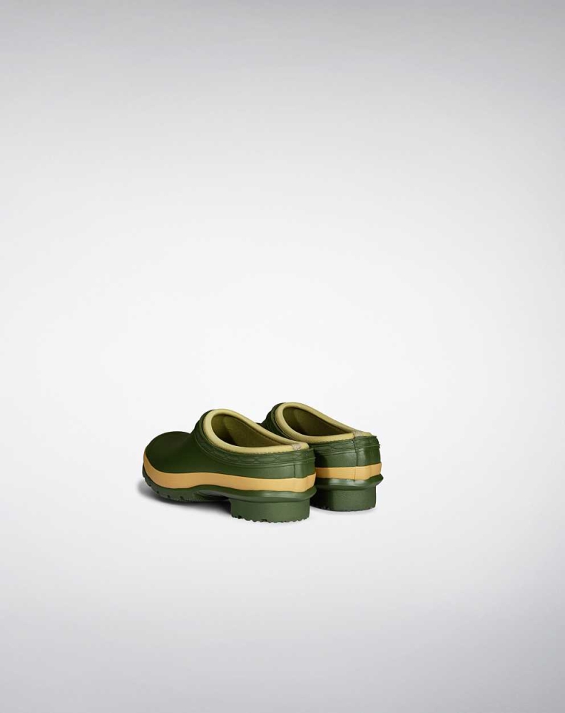 Women's Hunter Gardener Technical Clogs Green | US8109472