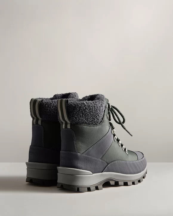 Women's Hunter Insulated Recycled Polyester Commando Boots Green Navy | US6935247