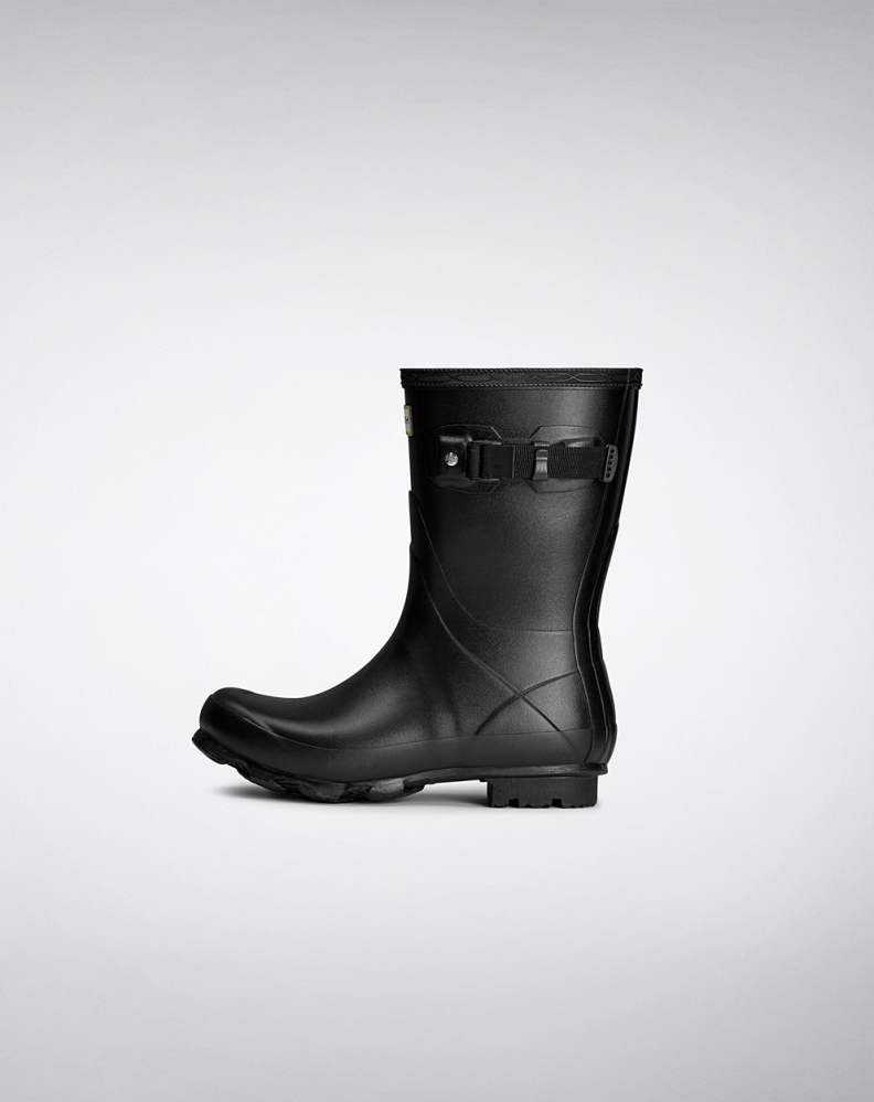 Women's Hunter Norris Field Short Rain Boots Black | US1598704