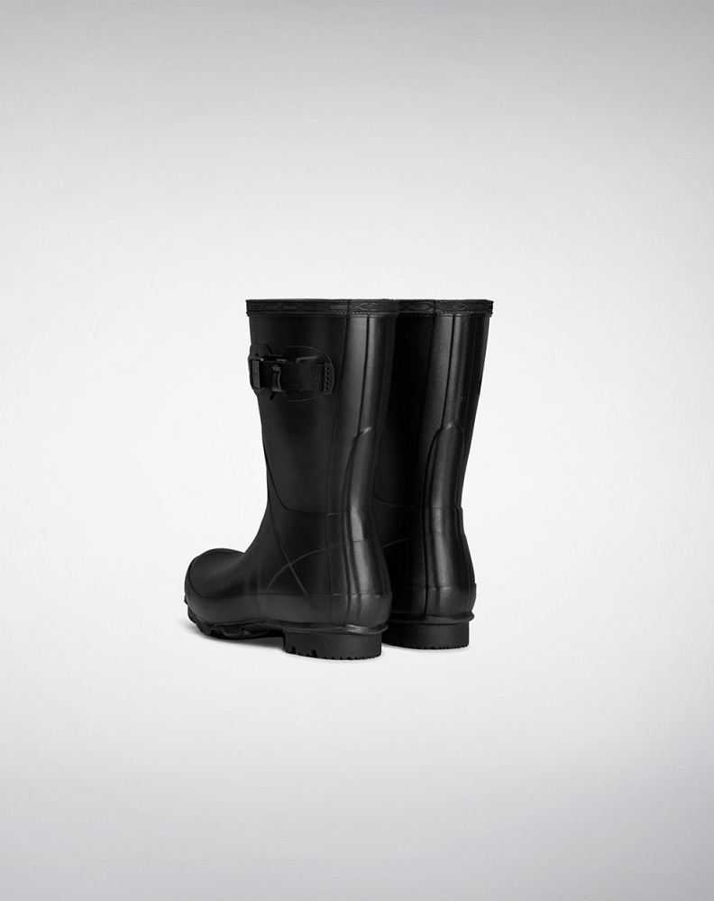 Women's Hunter Norris Field Short Rain Boots Black | US1598704