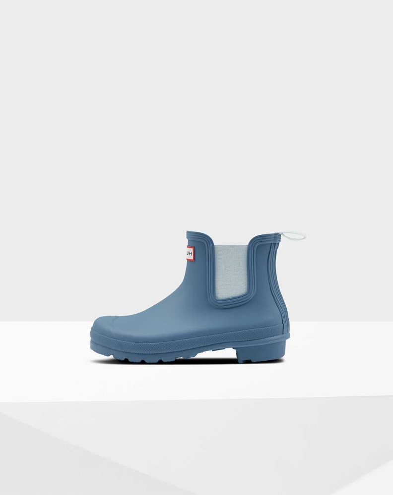 Women's Hunter Original Chelsea Boots Blue | US9714635