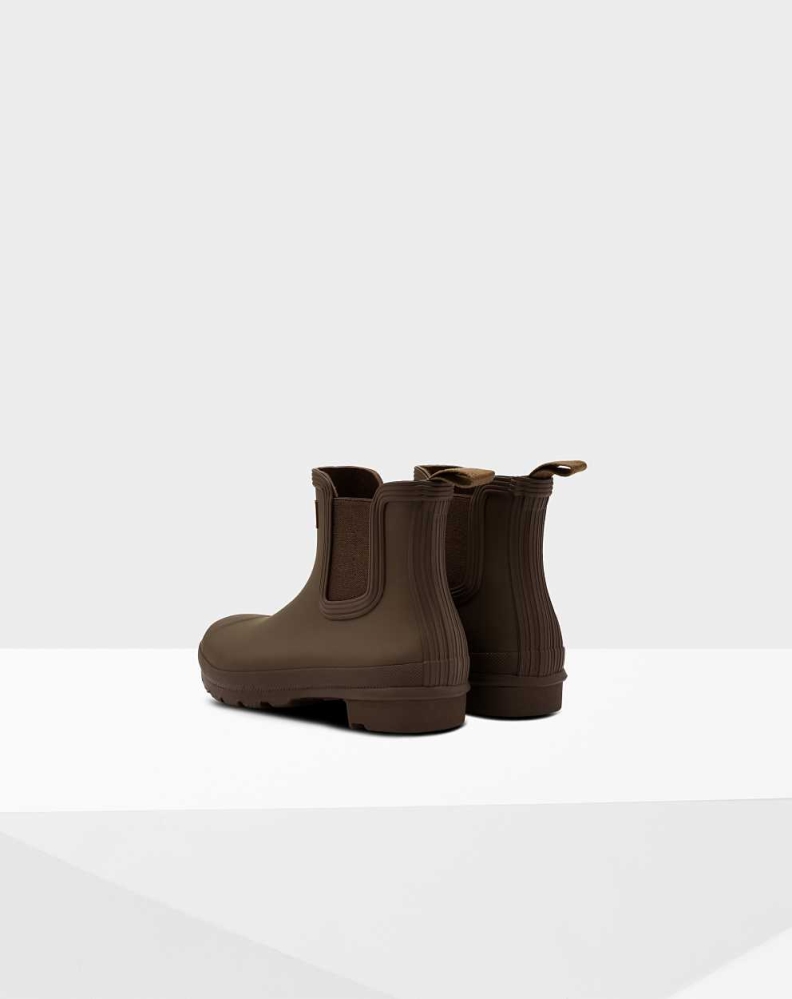 Women's Hunter Original Chelsea Boots Brown | US0257983