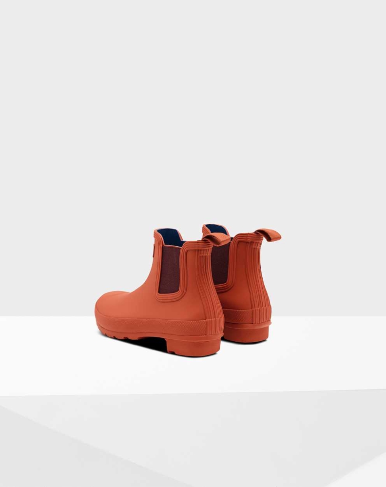 Women's Hunter Original Chelsea Boots Red | US0876354