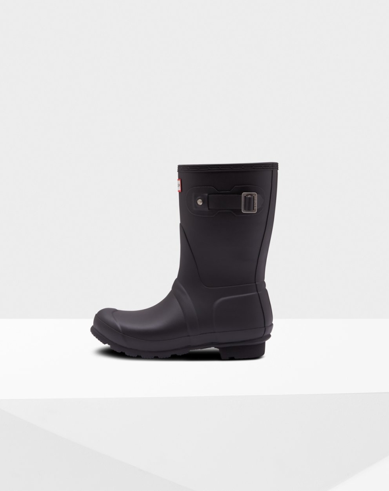 Women's Hunter Original Insulated Short Rain Boots Black | US4197068