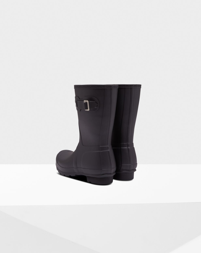 Women's Hunter Original Insulated Short Rain Boots Black | US4197068