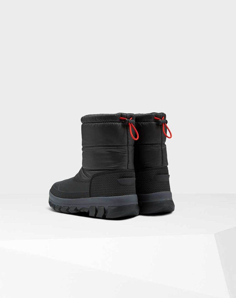 Women's Hunter Original Insulated Short Snow Boots Black | US7390628