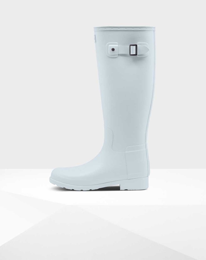 Women's Hunter Original Refined Wellington Tall Rain Boots Grey | US3827196