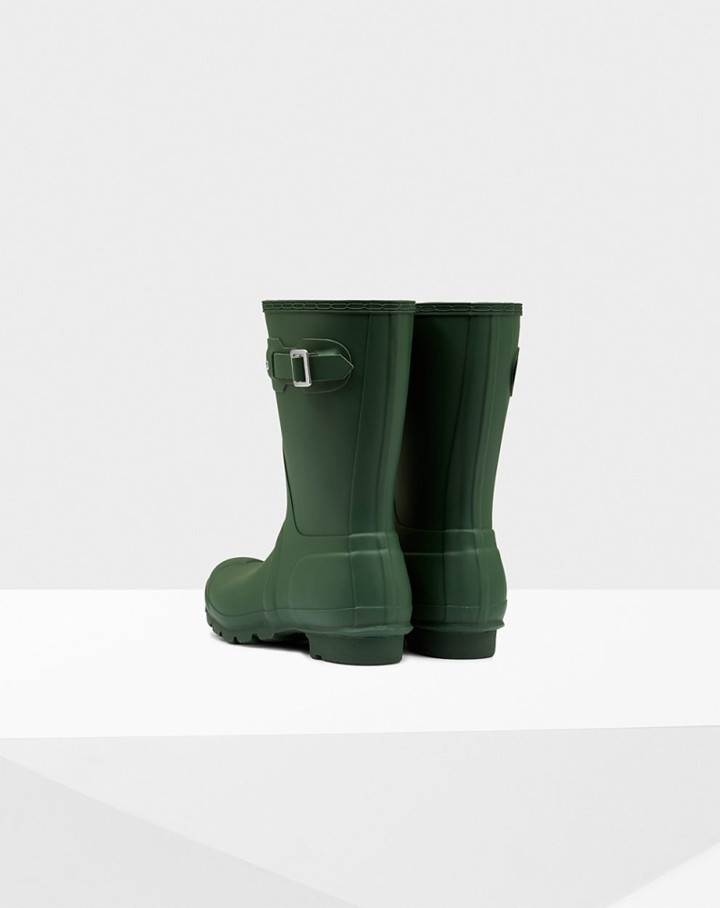 Women's Hunter Original Short Rain Boots Green | US1497863