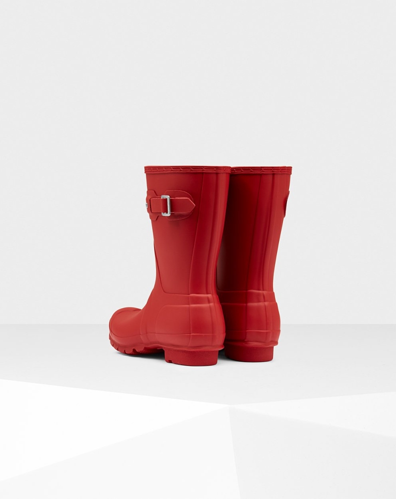 Women's Hunter Original Short Rain Boots Red | US2386745