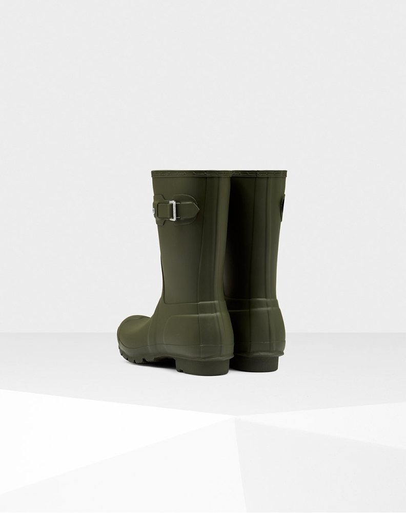 Women's Hunter Original Short Rain Boots Olive | US4396701