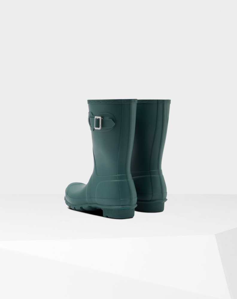 Women's Hunter Original Short Rain Boots Green | US5824107