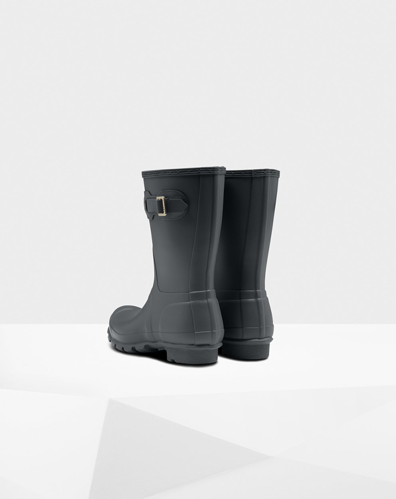 Women's Hunter Original Short Rain Boots Grey | US8307219