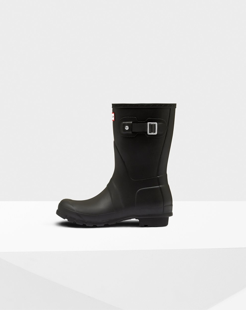 Women's Hunter Original Short Rain Boots Black | US9784026