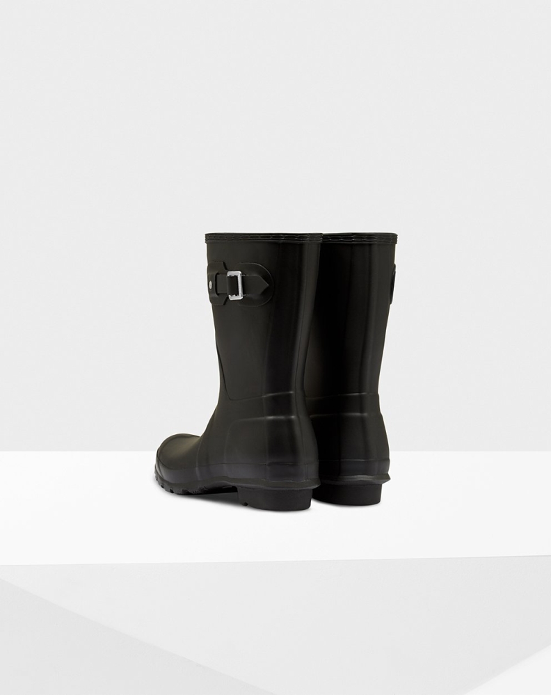 Women's Hunter Original Short Rain Boots Black | US9784026