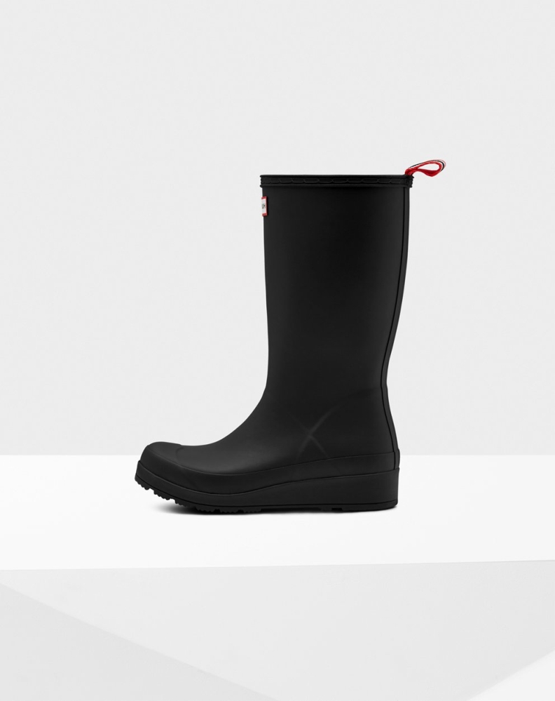 Women's Hunter Original Tall Rain Play Boots Black | US3491578